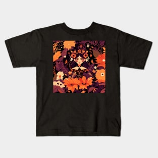 Enchanting Autumn Fairy Kids T-Shirt